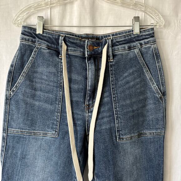 Judy Blue Women’s High Waist Drawstring Jogger Jeans Size 5/27 Measures 30x30.5 - Picture 4 of 7